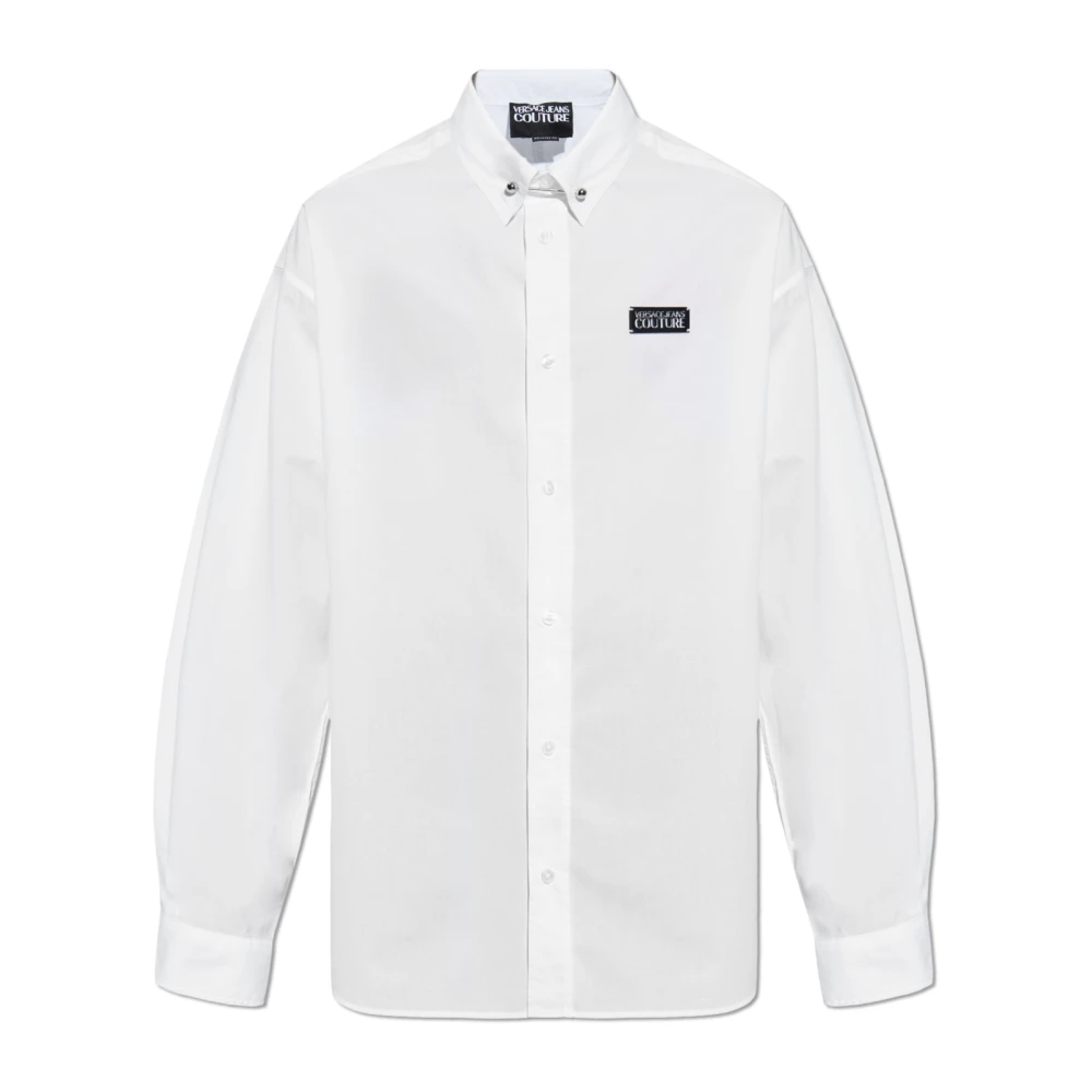 Versace Jeans Couture Shirt met logo White Heren
