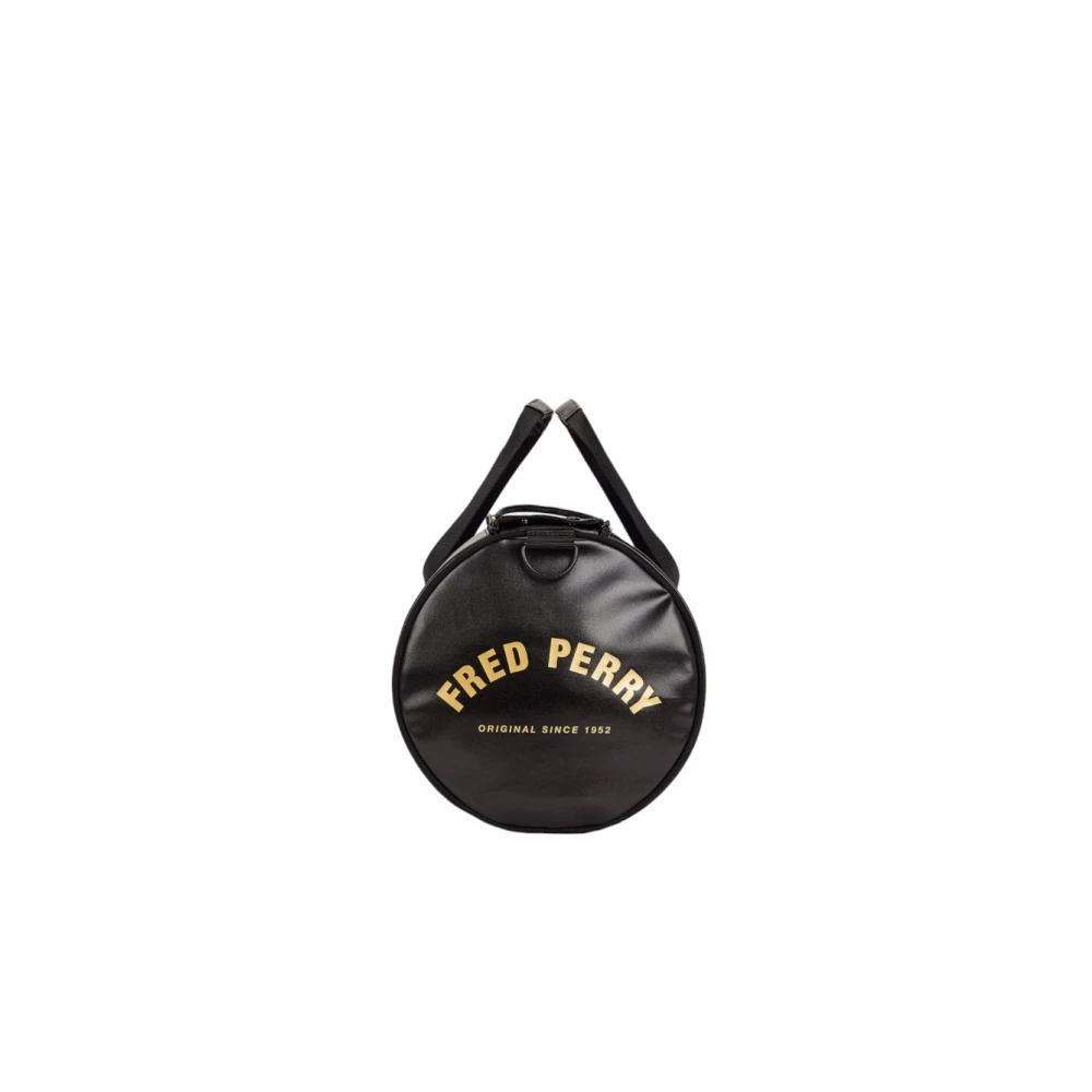 Fred Perry Stijlvolle Duffle Tas Black Heren