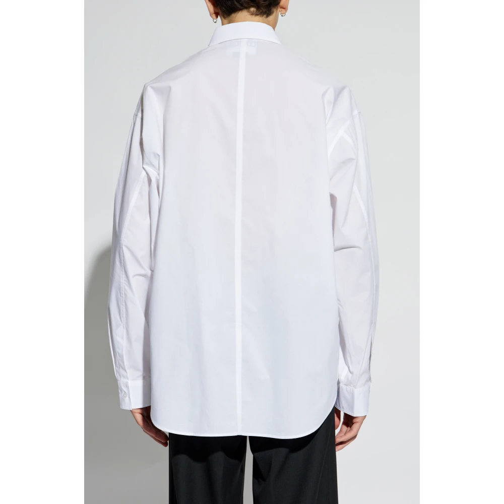 Versace Jeans Couture Shirt met logo White Heren