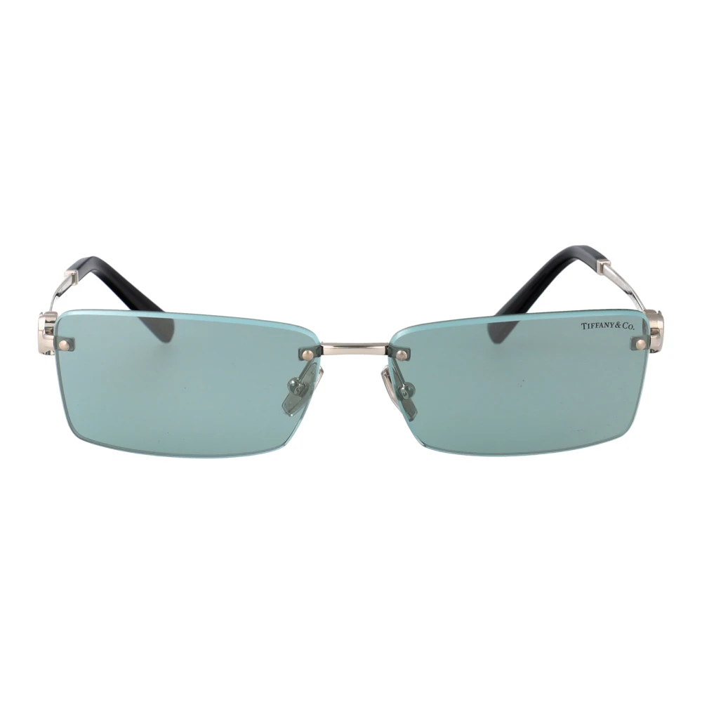 Tiffany Unisex Silver/Light/Blue Tf3108b 62227C Sunglasses Metal Squared Mirrored - Image 3