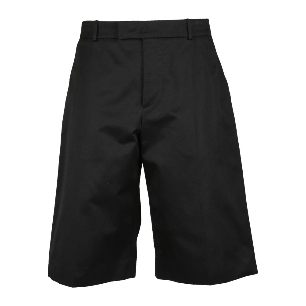 Alexander mcqueen Katoenen Bermuda Shorts Black Heren