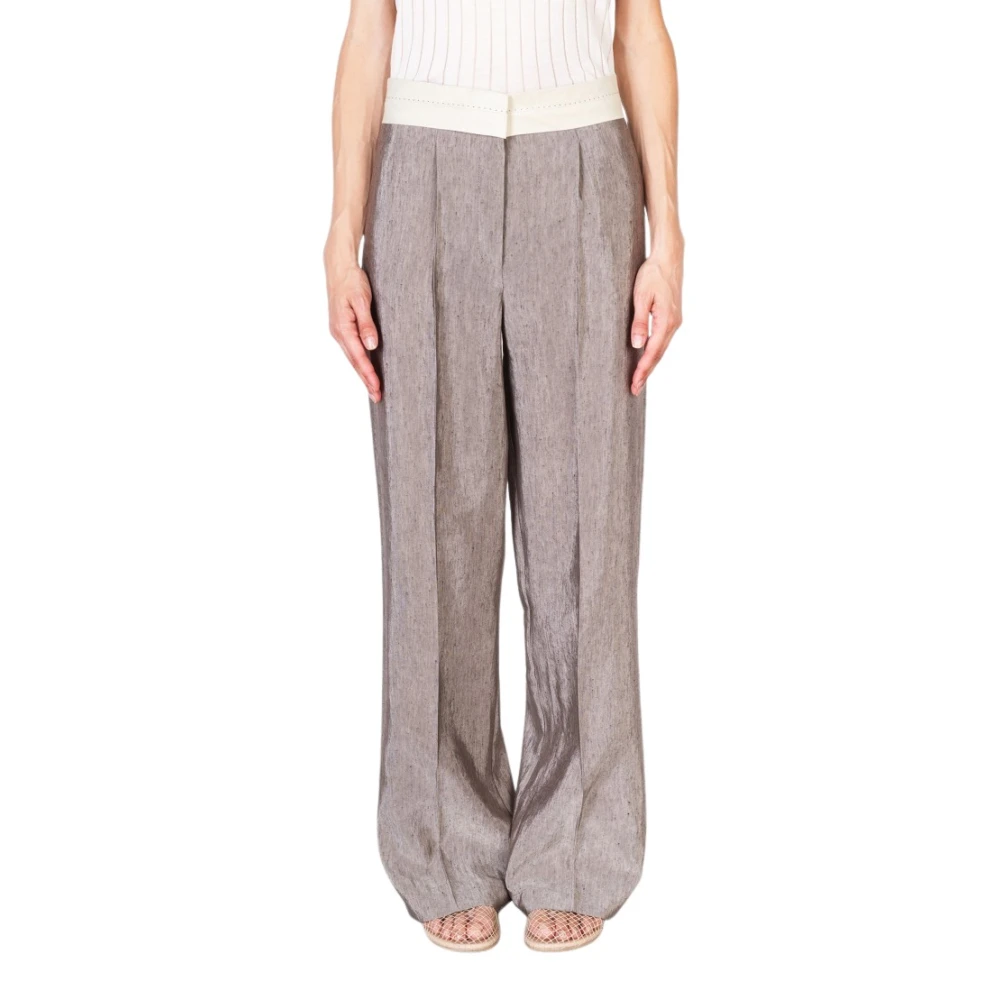 Trousers > Wide Trousers - - Alysi - Modalova