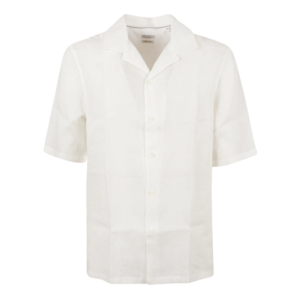 BRUNELLO CUCINELLI Camicia Overhemden Collectie White Heren