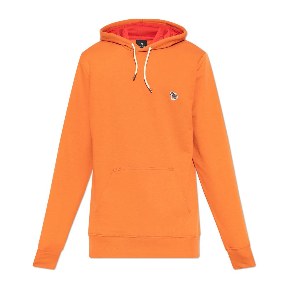 PS By Paul Smith Sweatshirt met zebra motief Orange Heren