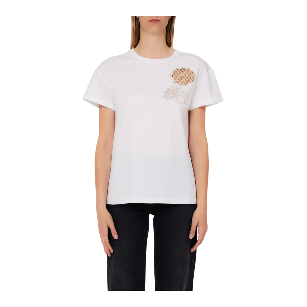 Liu Jo Mujer Blanco Camisetas, Talla: L