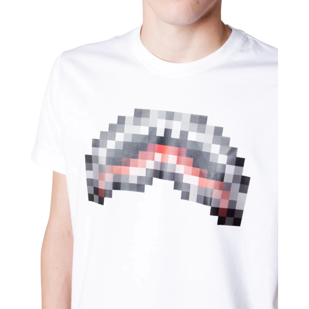 Sprayground Witte T-shirt en Polo Collectie White Heren