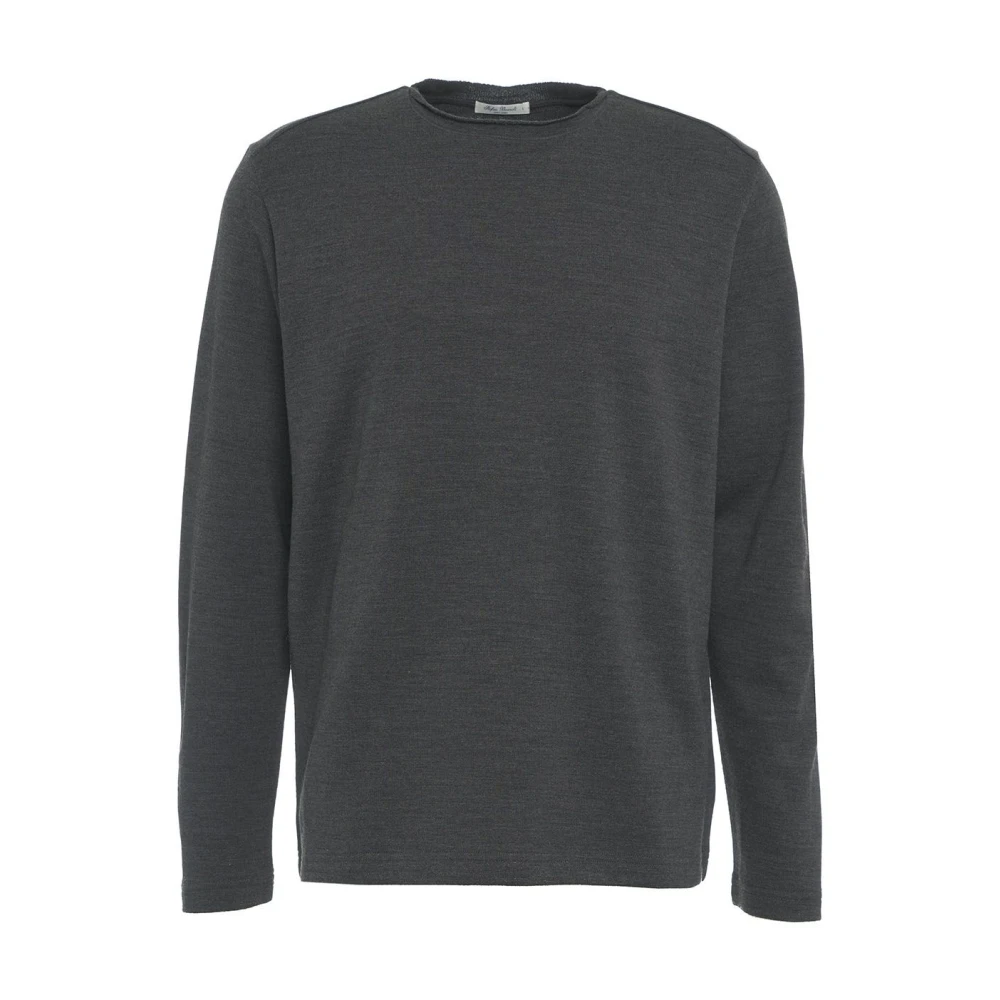 Stefan Brandt Grijze Longsleeve Shirt Aw24 Leonard Gray Heren