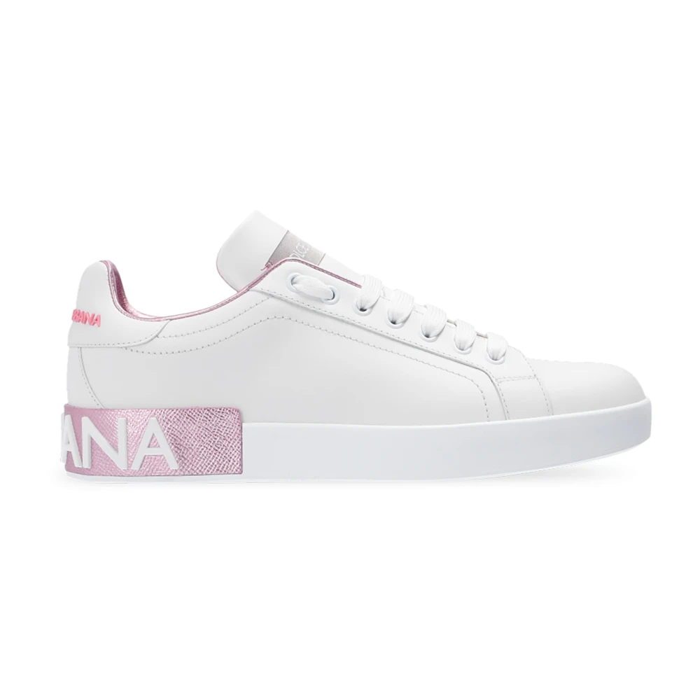 Dolce & Gabbana Women's White Portofino Trainers - Sneakers - 7 Uk - Shoes
