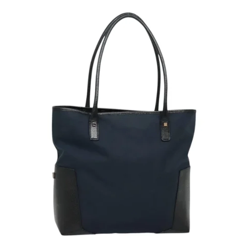 Salvatore Ferragamo Pre-owned Canvas shoulder-bags Blue Dames