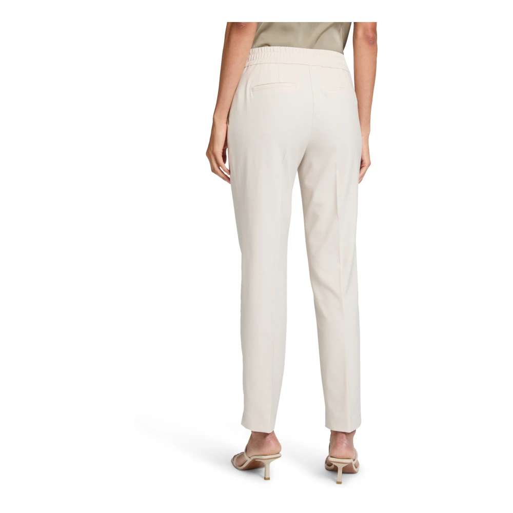 Betty Barclay Relaxed Fit Businessbroek met plooi Beige Dames