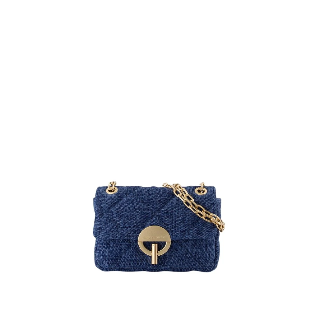 Vanessa Bruno Blauwe Schoudertas Nano Moon Blue Dames