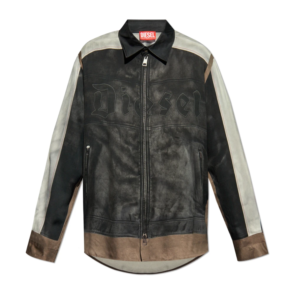 Diesel Shirt `S-After` Black Heren
