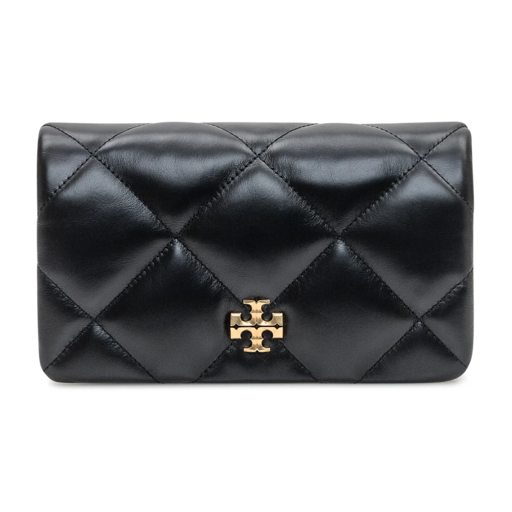 Tory Burch Svart Kira Diamond Quilt Chain Wallet
