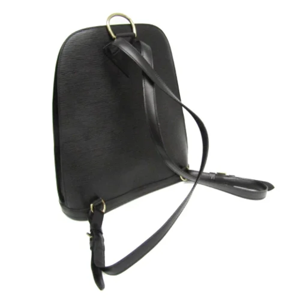 Louis Vuitton Vintage Pre-owned Leather backpacks Black Unisex
