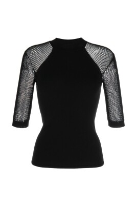 black-mesh-panelled-sweater