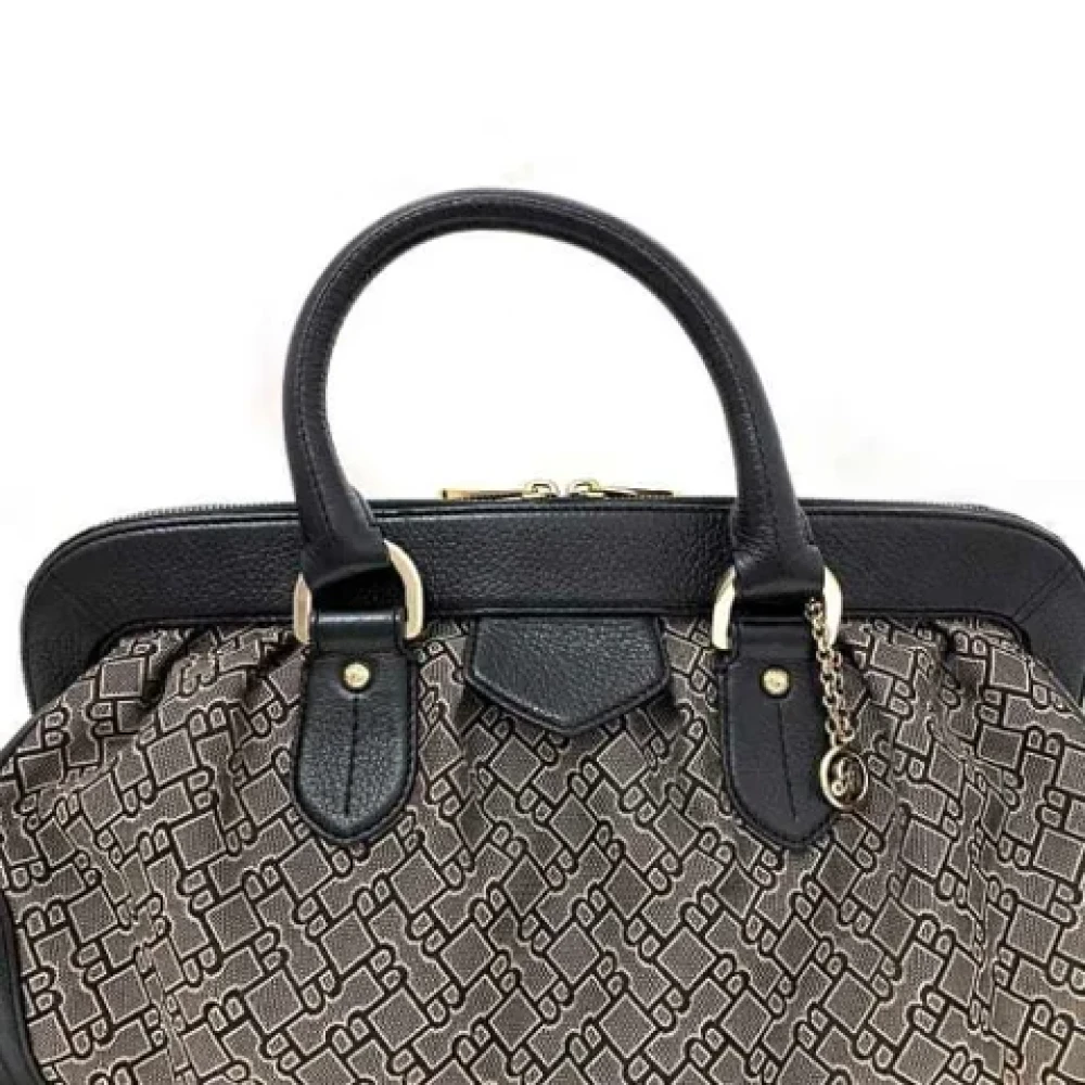 Bally Pre-owned Canvas handbags Gray Dames