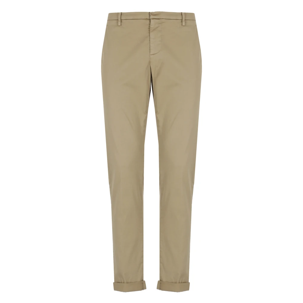 Dondup Beige Katoenen Broek met Zakken Beige Heren