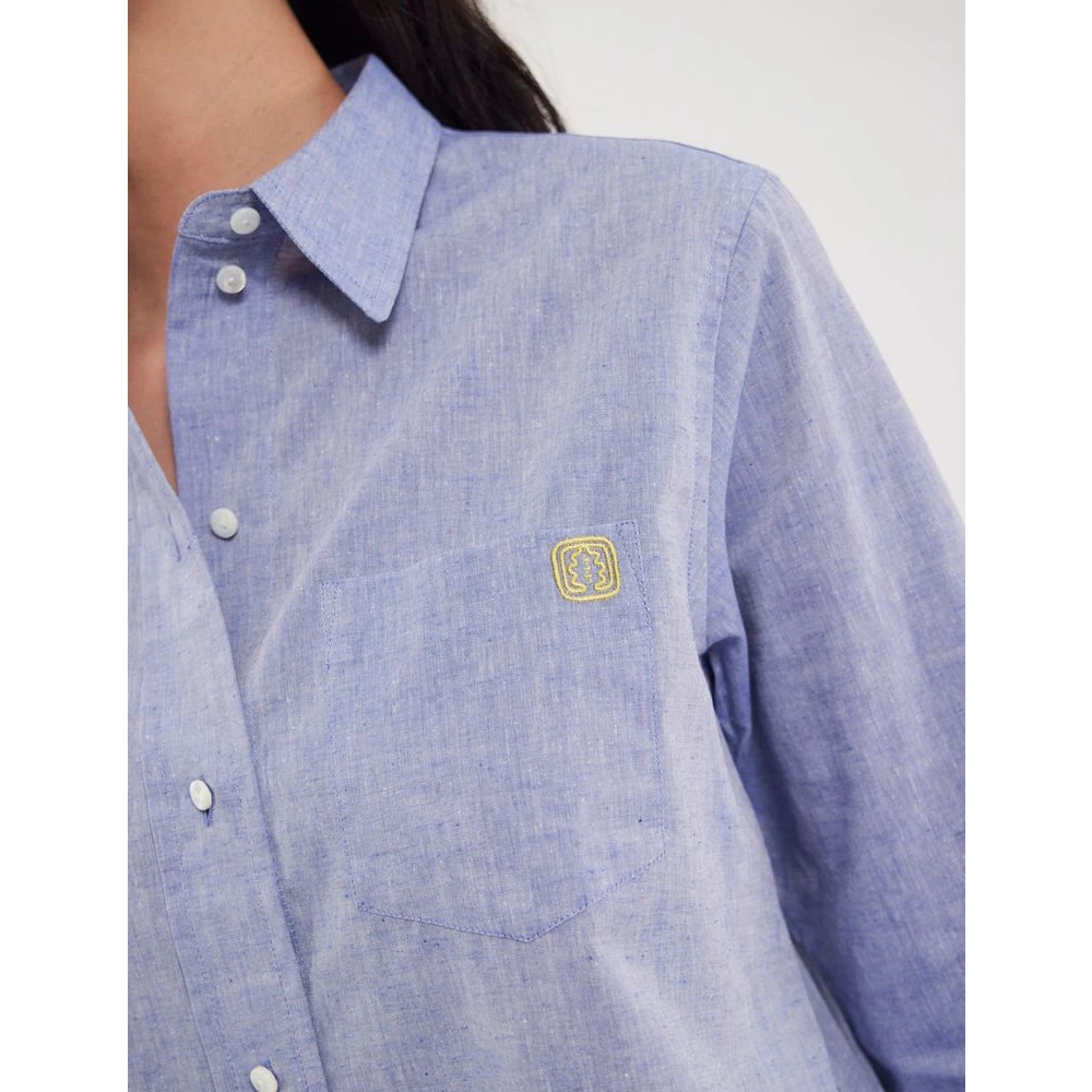 Ines De La Fressange Paris Blouses & Shirts Blue Dames