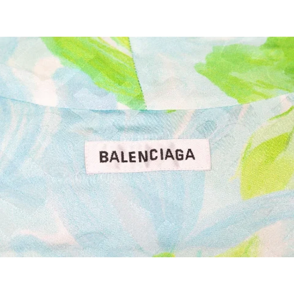 Balenciaga Vintage Pre-owned Silk tops Multicolor Dames