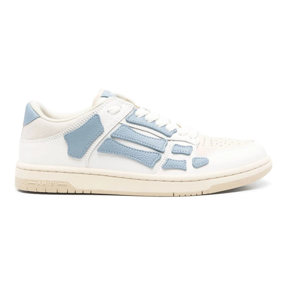 Amiri Men's White Sneakers, 7 Uk, Skel Top Low Trainers