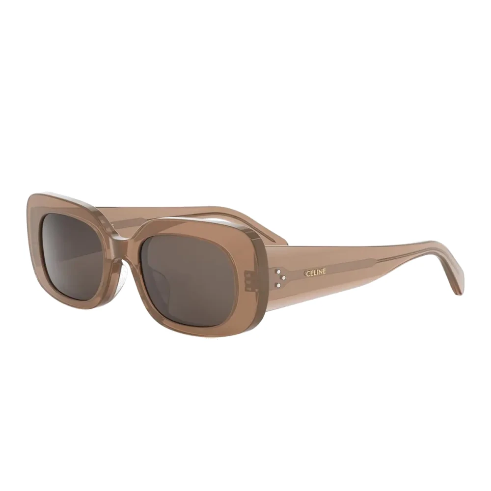 Celine Unisex Brown Rectangular Sunglasses - Sunglasses - 51 Mm - Accessories