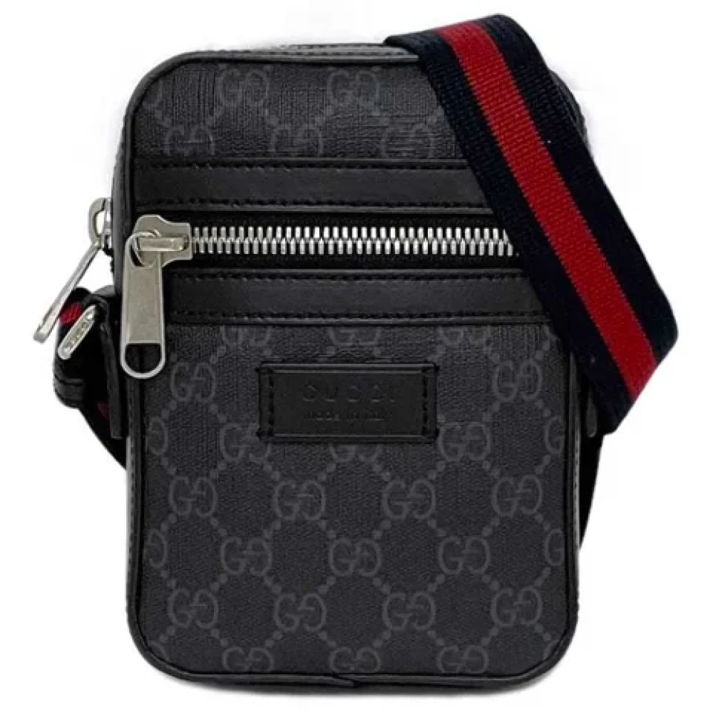 Gucci Vintage Pre-owned Plastic shoulder-bags Black Dames