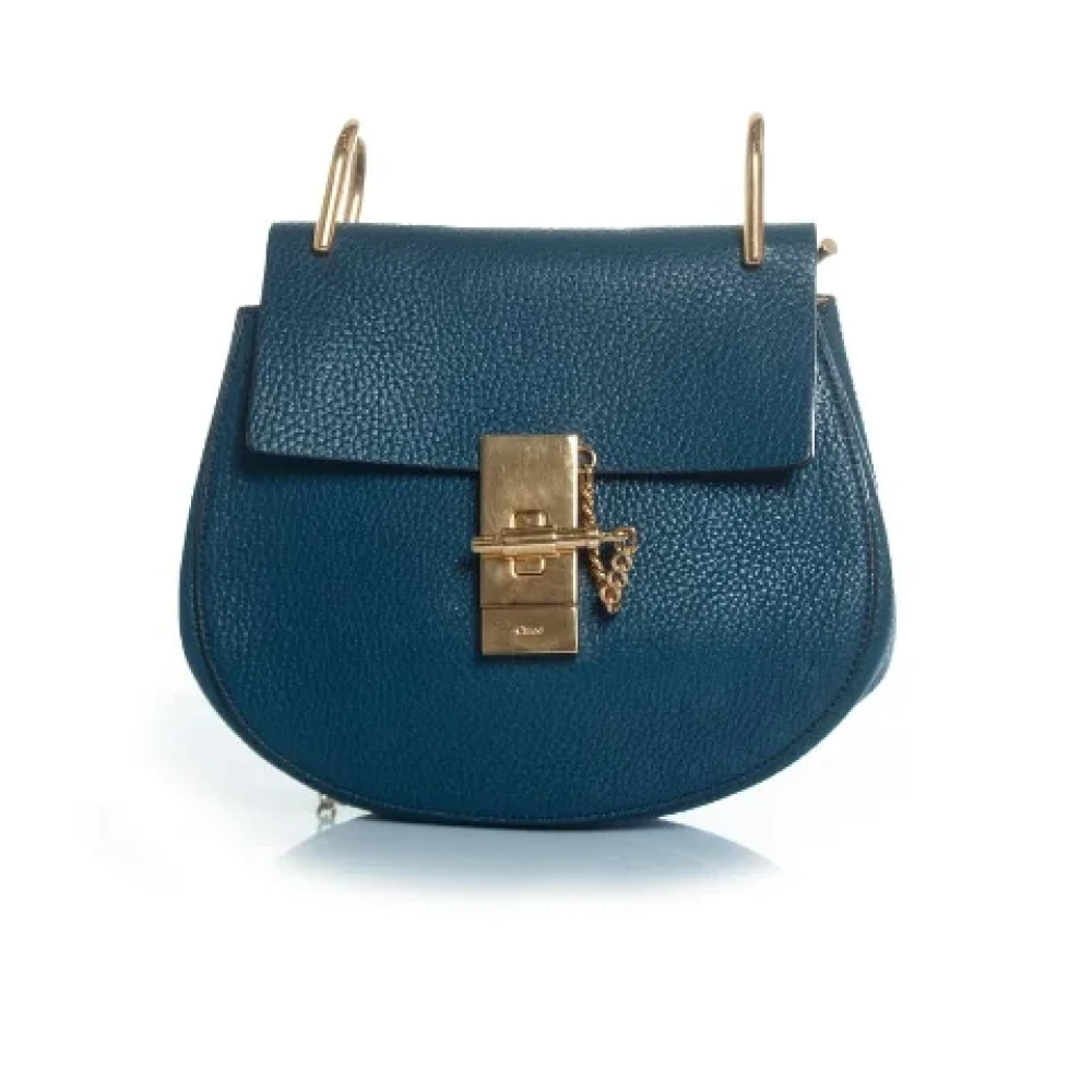 Chloé Pre-owned Leather shoulder-bags Blue Dames