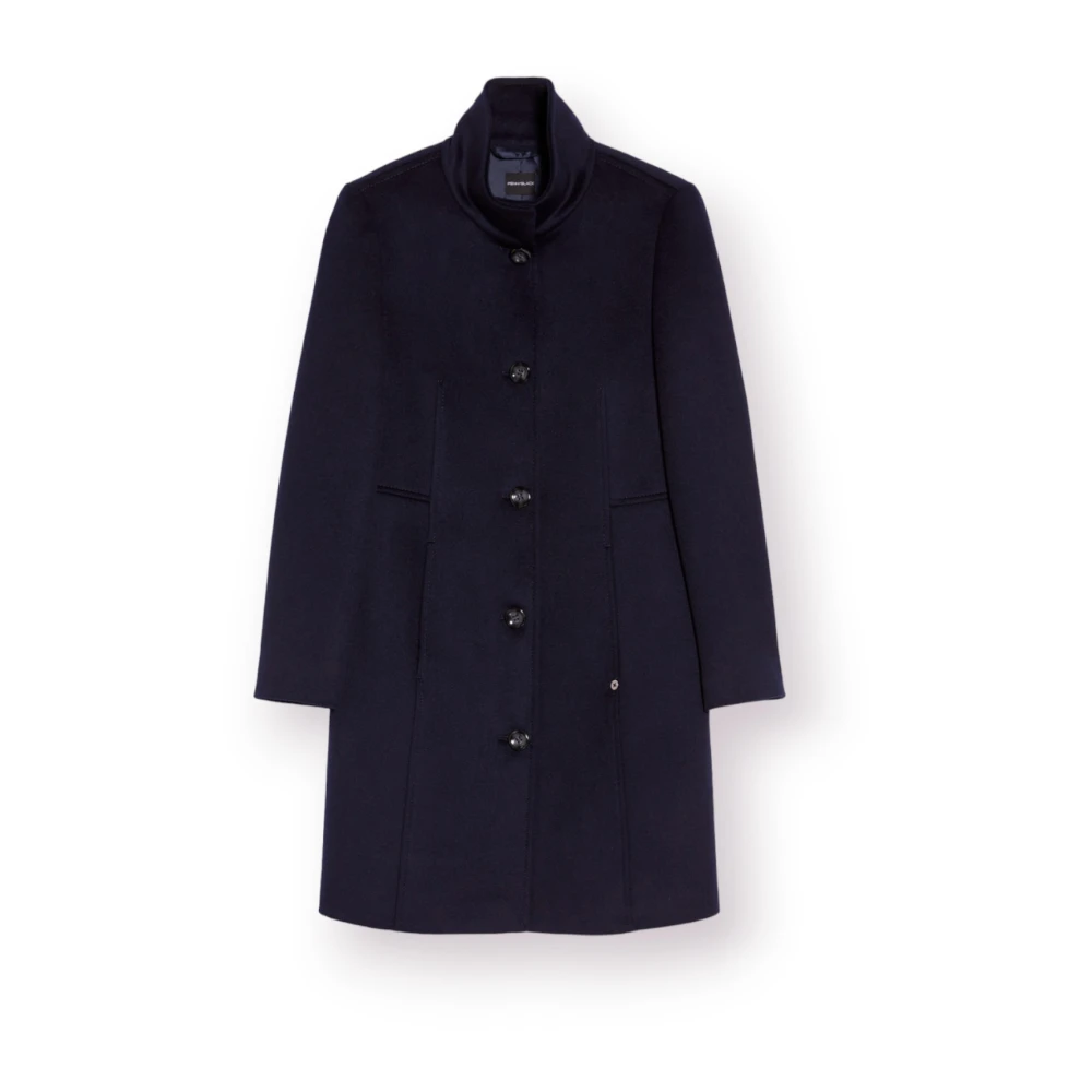 Pennyblack Elegante Polyester Jas Blue Dames