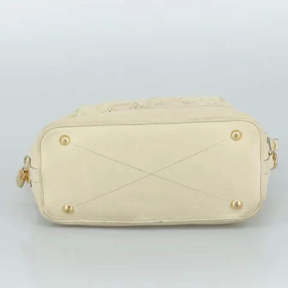 Louis Vuitton Vintage Pre-owned Leather louis-vuitton-bags Beige Dames