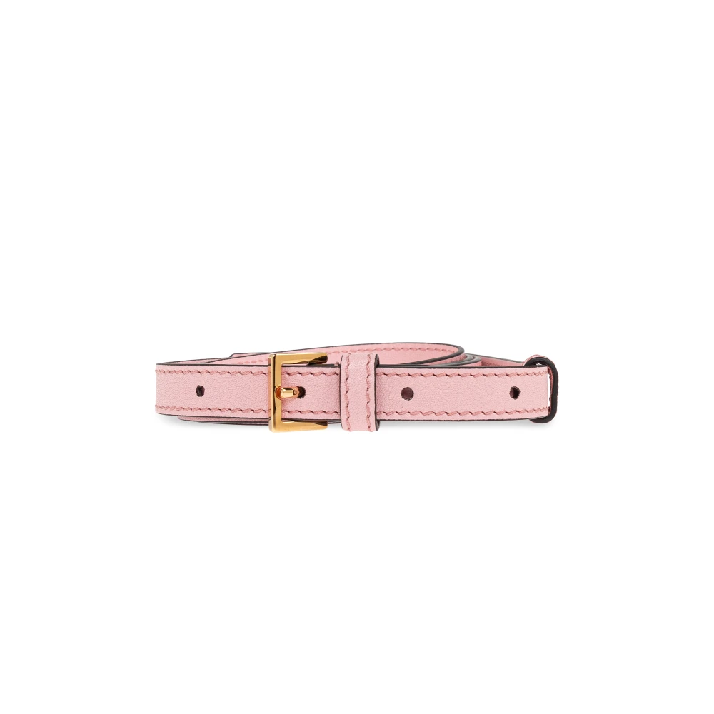 Versace Leren handtas Pink Dames