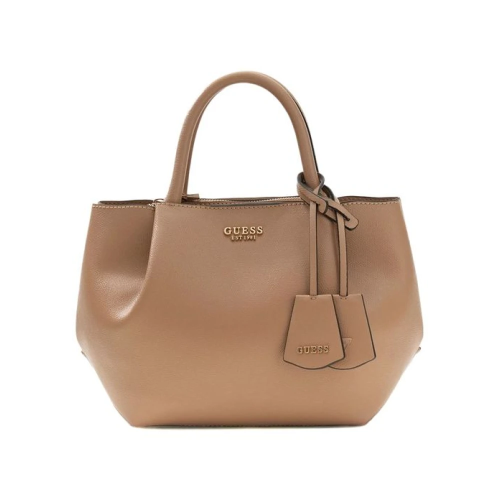 Guess Women's Beige Handbag Amorette Girlfriend - Image 4