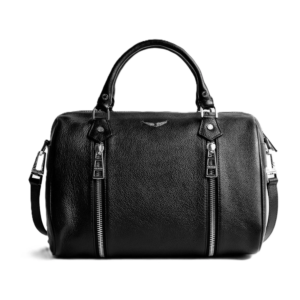 Zadig & Voltaire Donna Nero Borse, Taglia Unica, New,