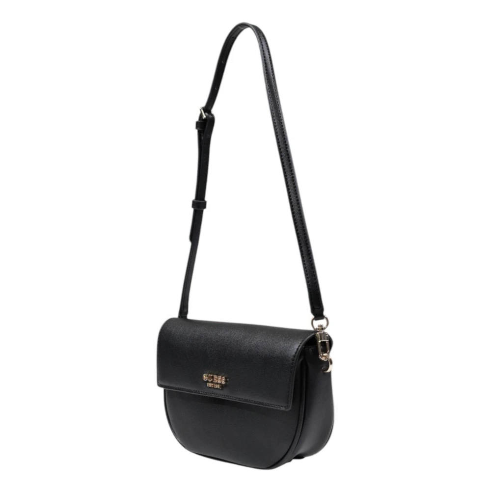Guess Zwarte schoudertas met binnenzakken Black Dames