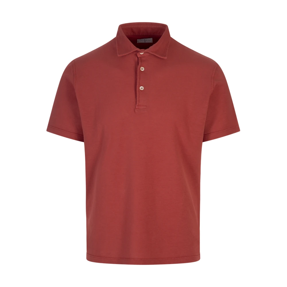 Fedeli - Tops > Polo Shirts - Red - Fedeli - Modalova