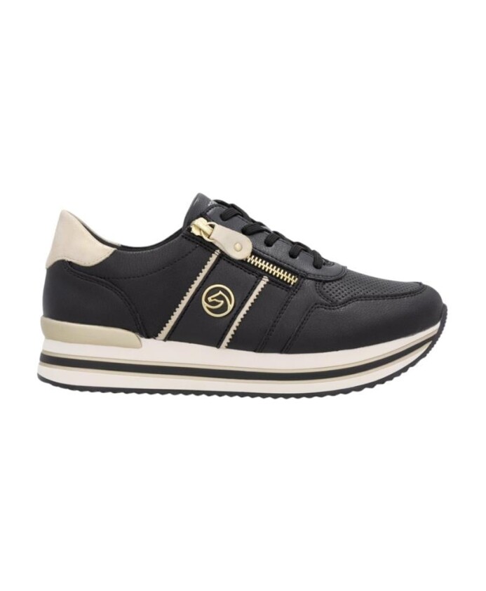 sneaker-combi-noir-elegant-confortable