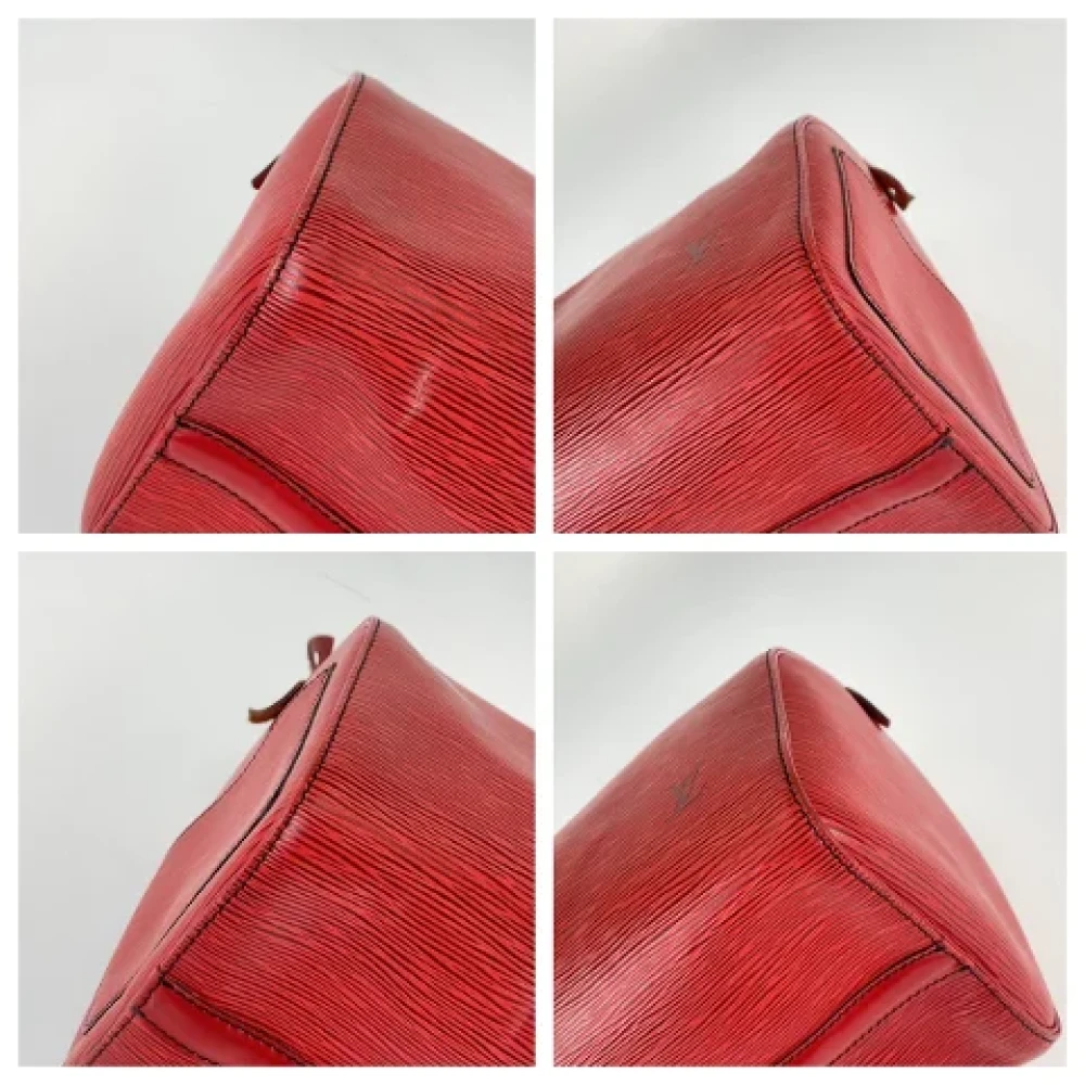 Louis Vuitton Vintage Pre-owned Leather handbags Red Dames