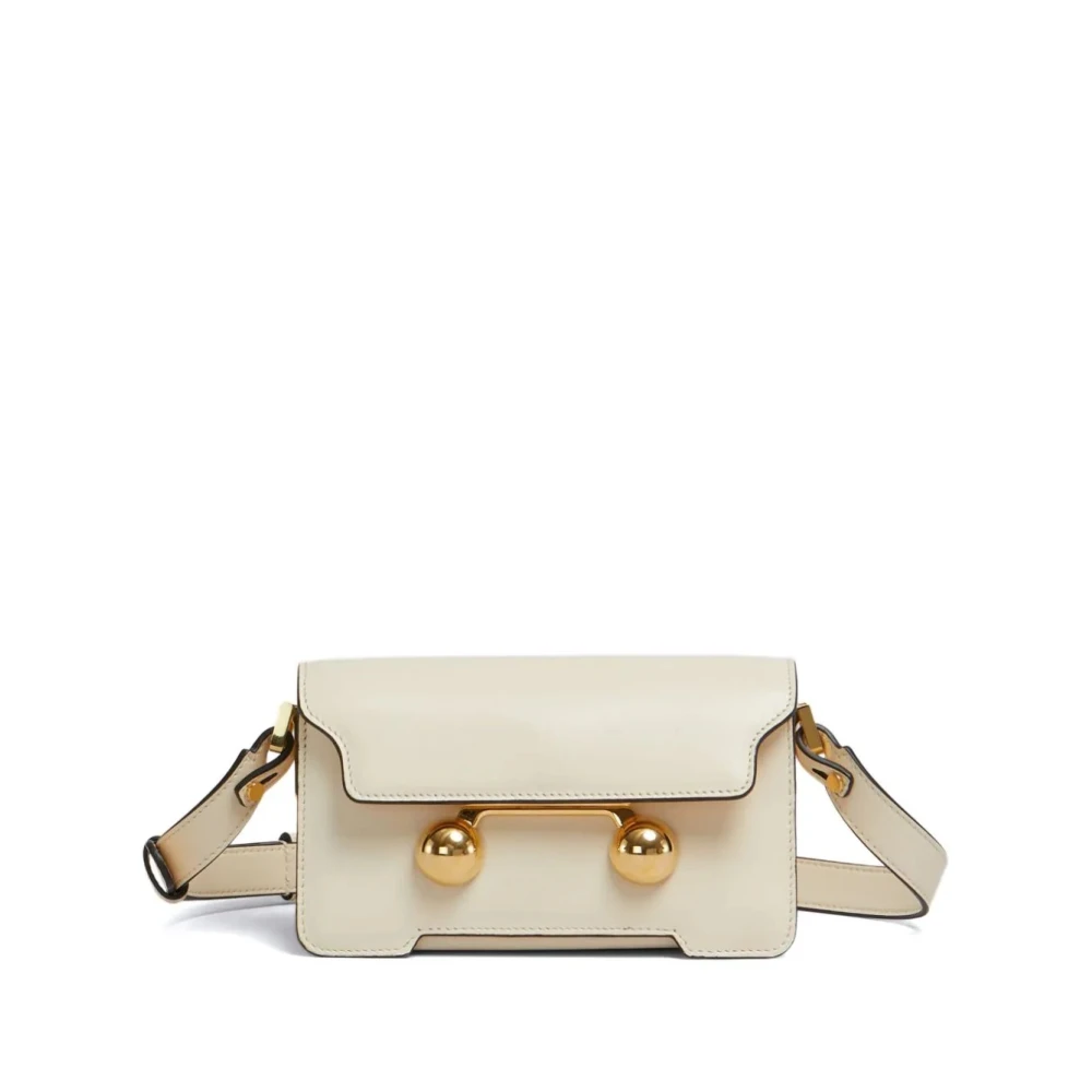 Marni Trunkaroo Schoudertas in Wit White Dames