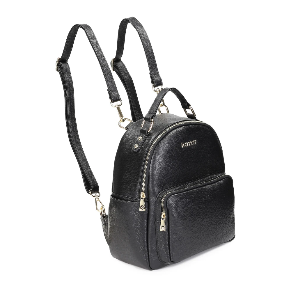 Kazar Dames zwarte rugzak Black Dames