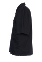 black-short-sleeve-popeline-shirt
