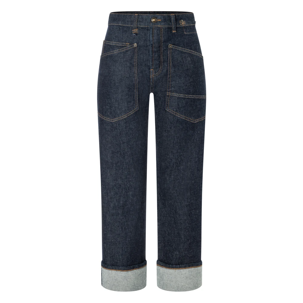 MAC Baggy Denim Jeans Authentiek Comfort Blue Dames