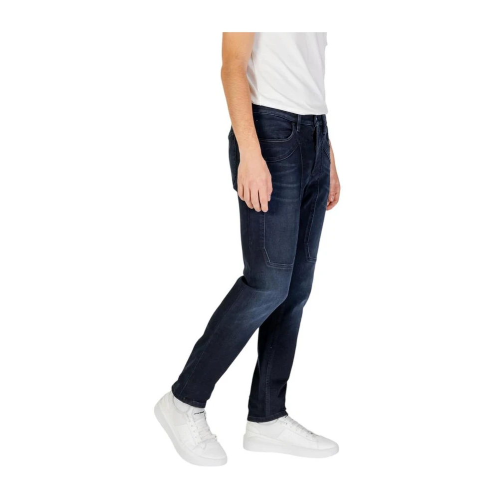 Jeckerson Zwarte Katoen Stretch Jeans Black Heren