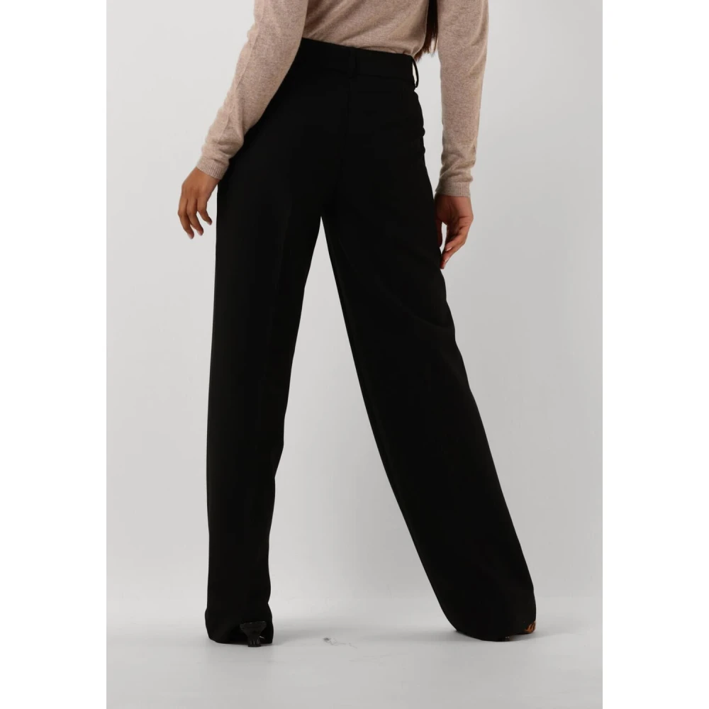 Co'Couture Wijde Zwarte Broek Vola Black Dames