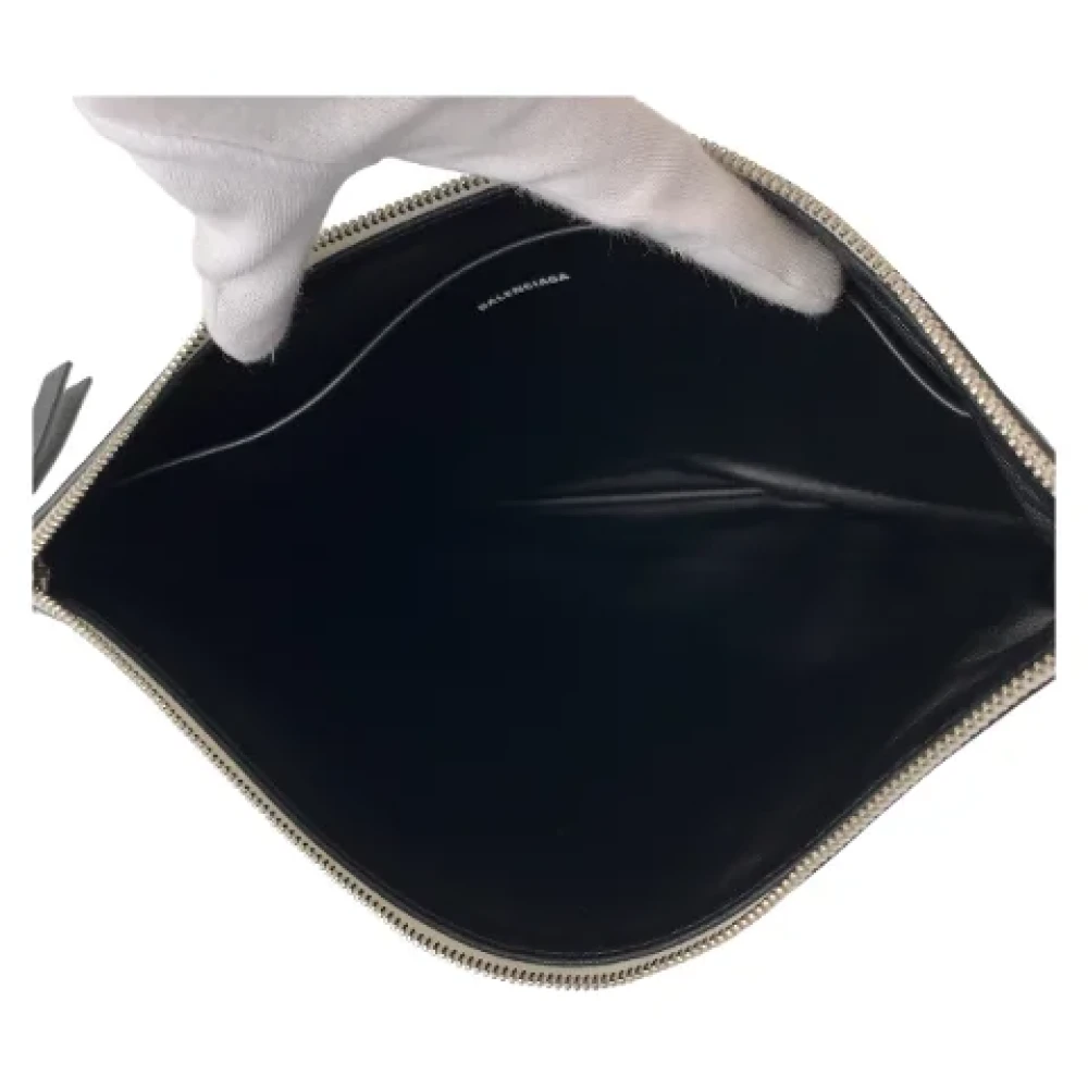 Balenciaga Vintage Pre-owned Leather clutches Black Heren