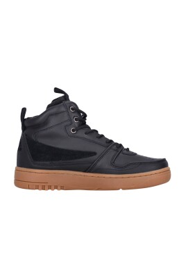 black-high-top-sneaker-lace-up-closure