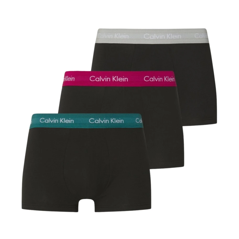 Calvin Klein 3-Pack Katoen Stretch Boxers Zwart Black Heren