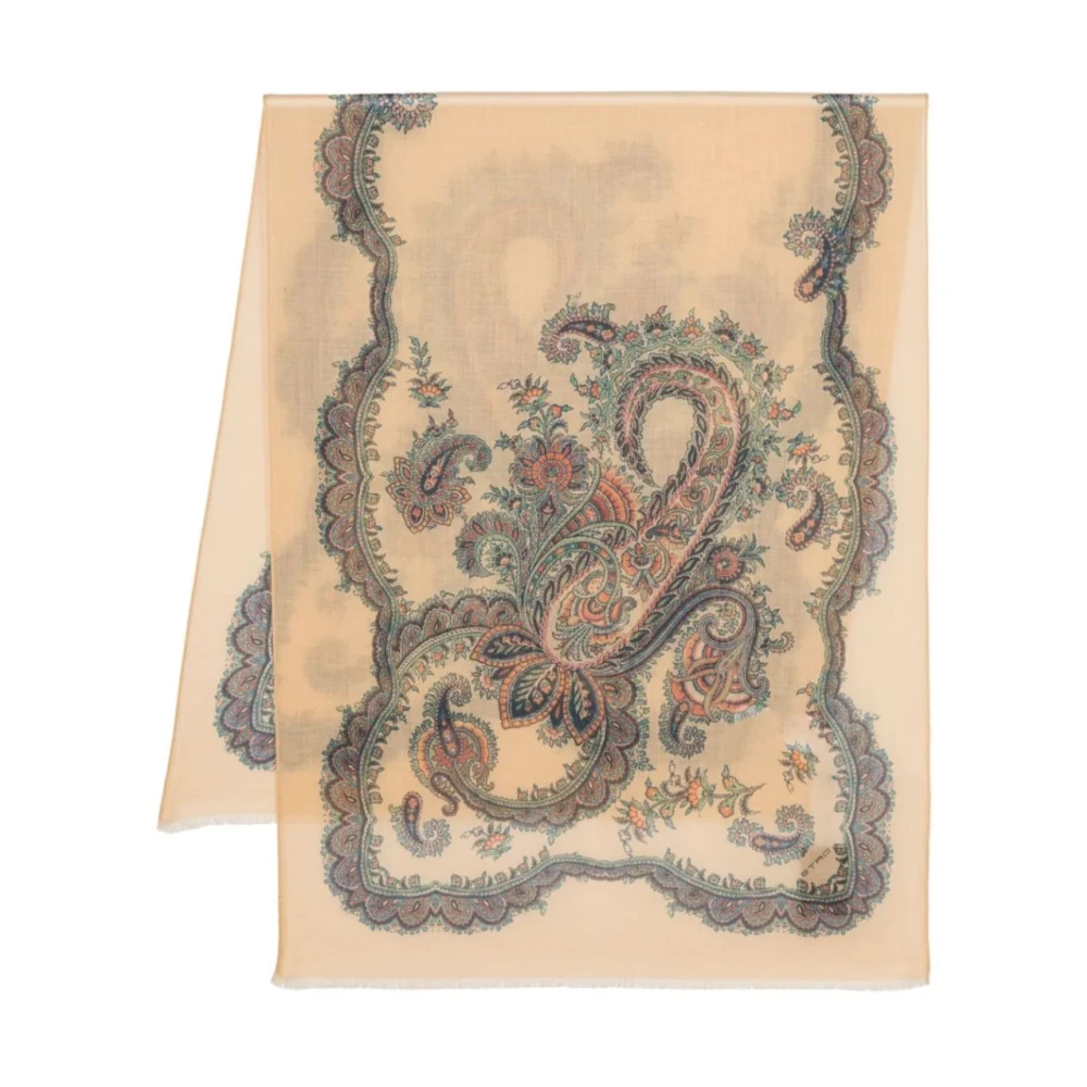 ETRO Winter Scarves Beige Dames