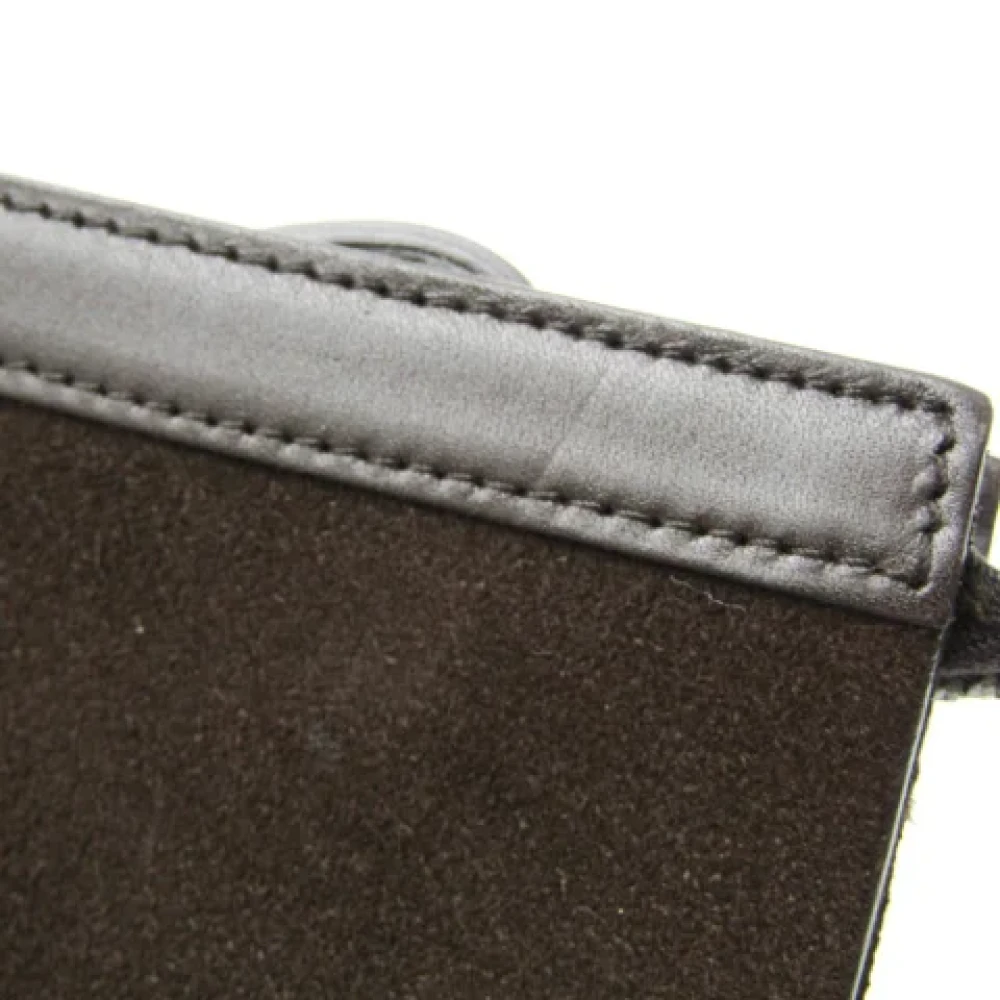 Gucci Vintage Pre-owned Leather gucci-bags Brown Dames