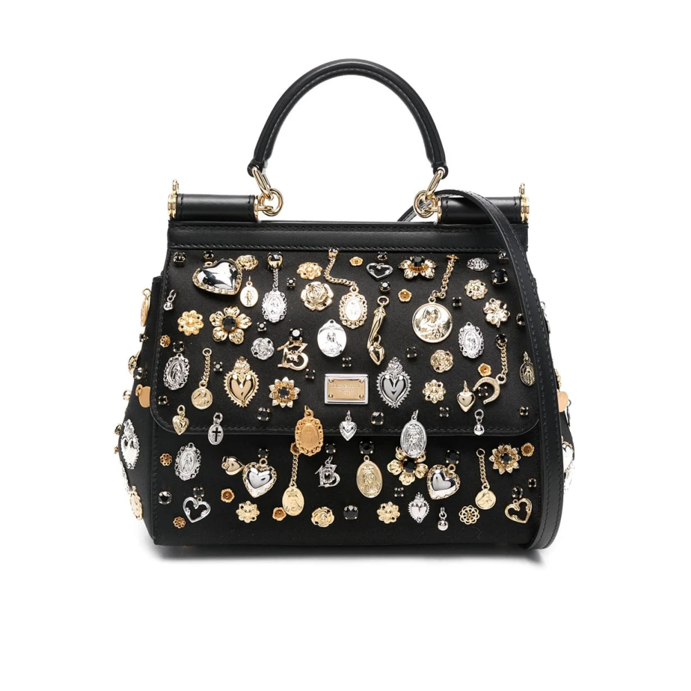 Dolce & Gabbana Stijlvolle schoudertas met uniek ontwerp Multicolor Dames