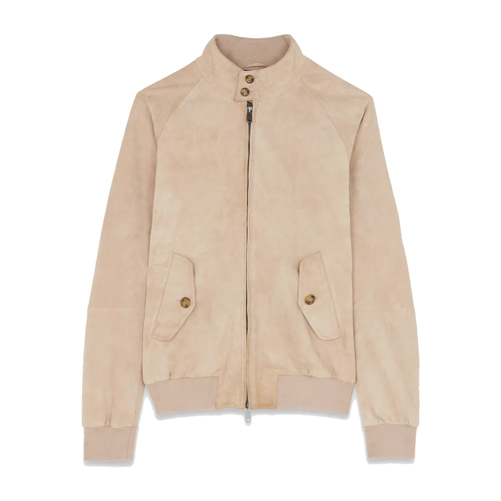 Baracuta Klassiek suède Harrington-jack Brown Heren