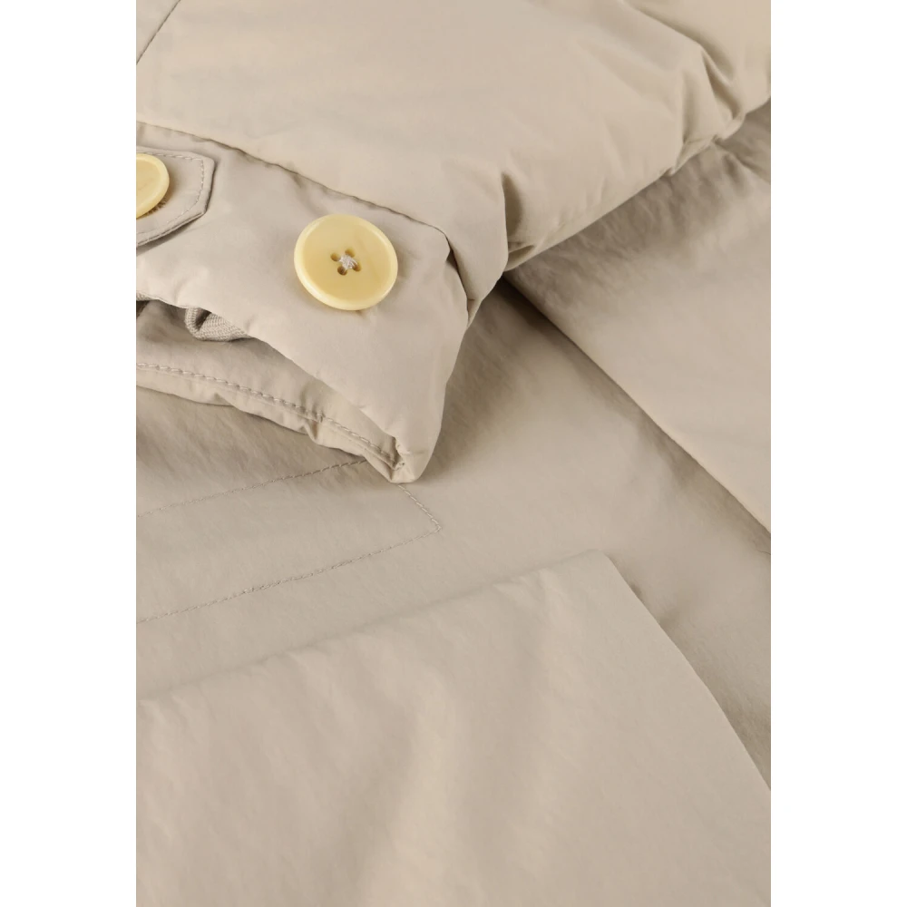 Elvine Stijlvolle Winterjas Beige Heren